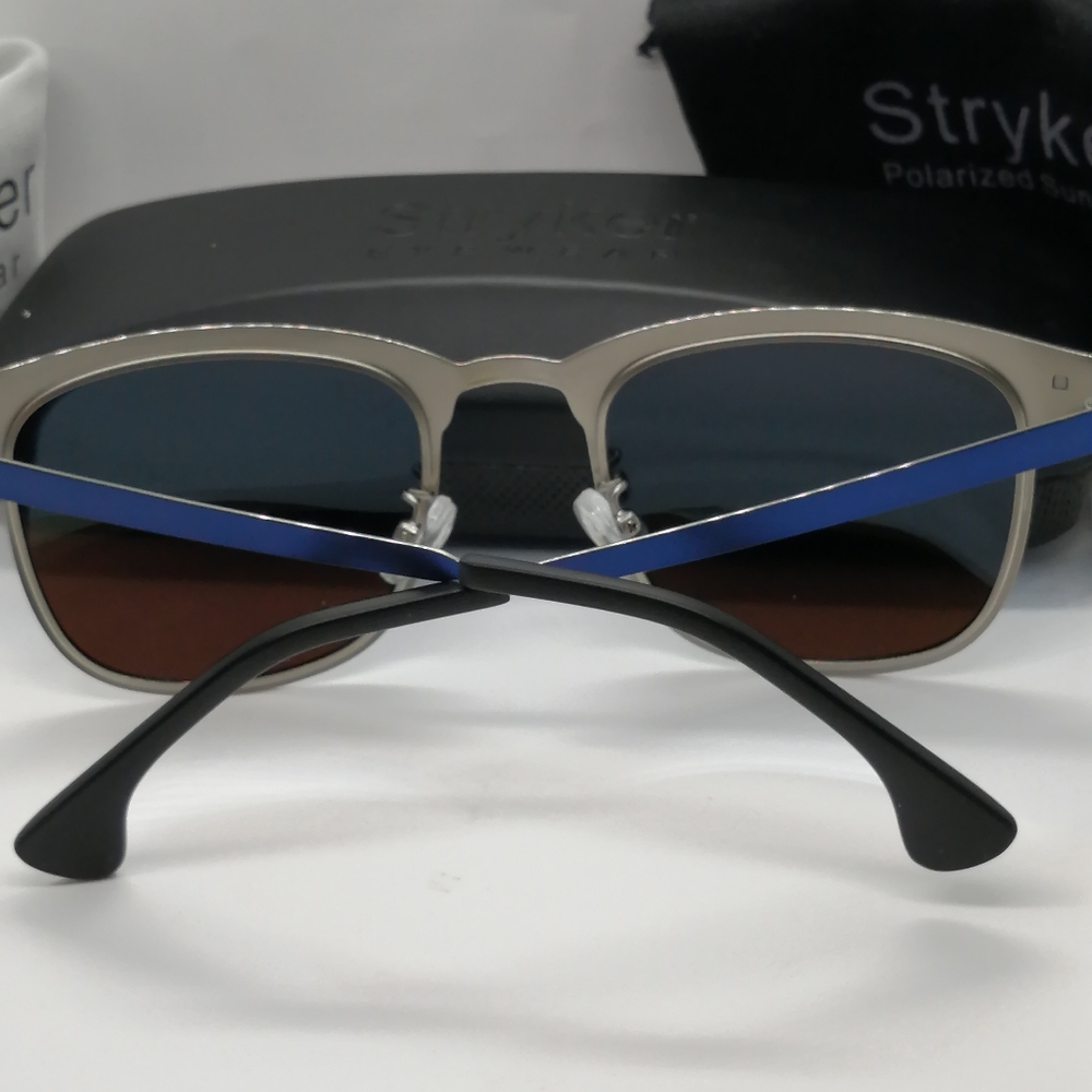 New Stryker Polarized Sunglass ST06217 Blue Mirror - Picture 5 of 9